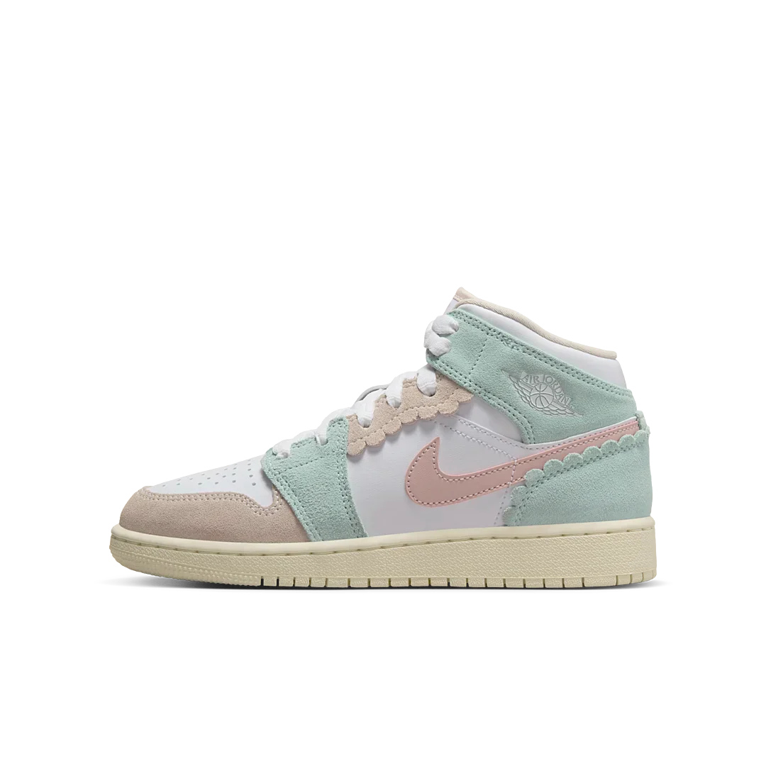 Air Jordan 1 Mid SE Pink Oxford