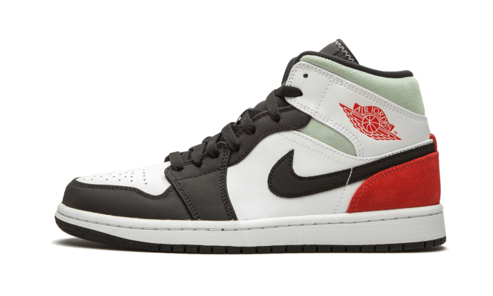 Air Jordan 1 Mid SE Red Black Toe