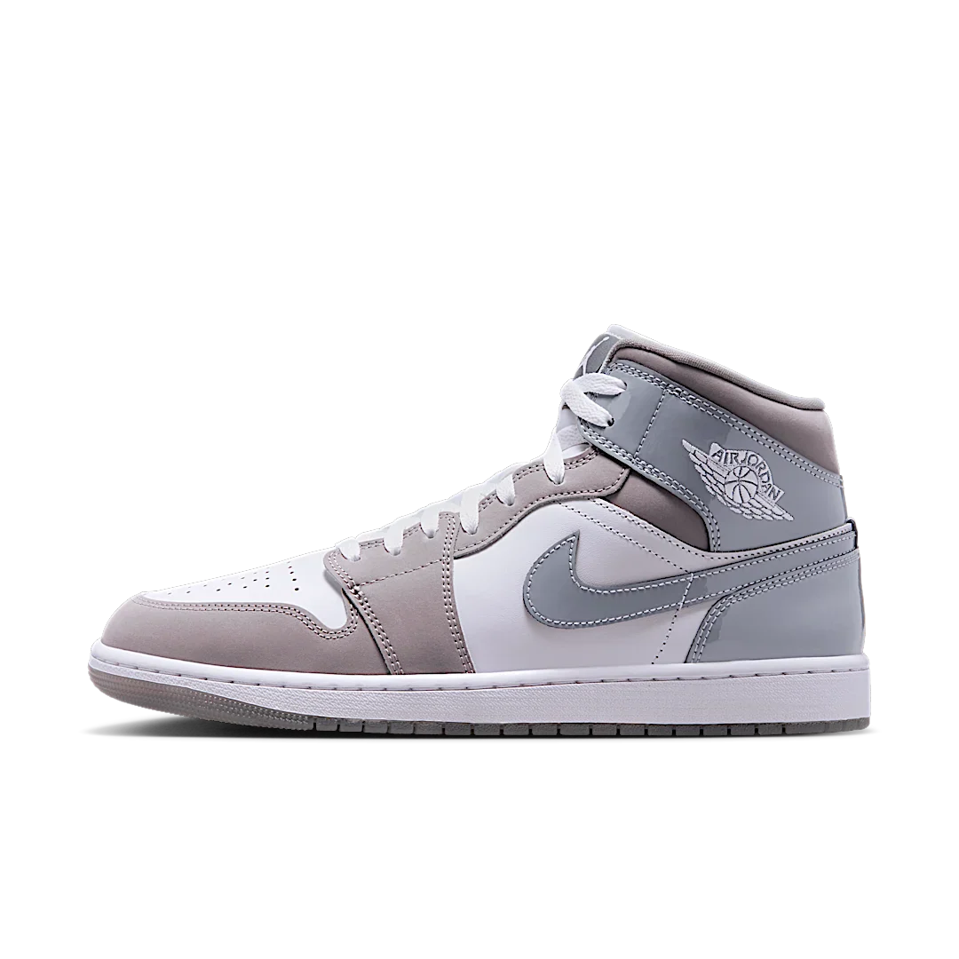 Air Jordan 1 Mid SE White Medium Grey Cool Grey