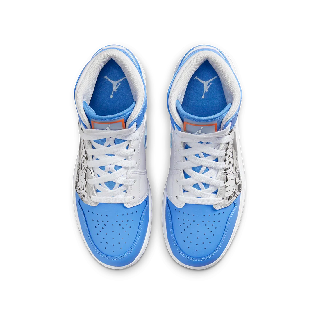 Air Jordan 1 Mid Sneaker School Game Winner