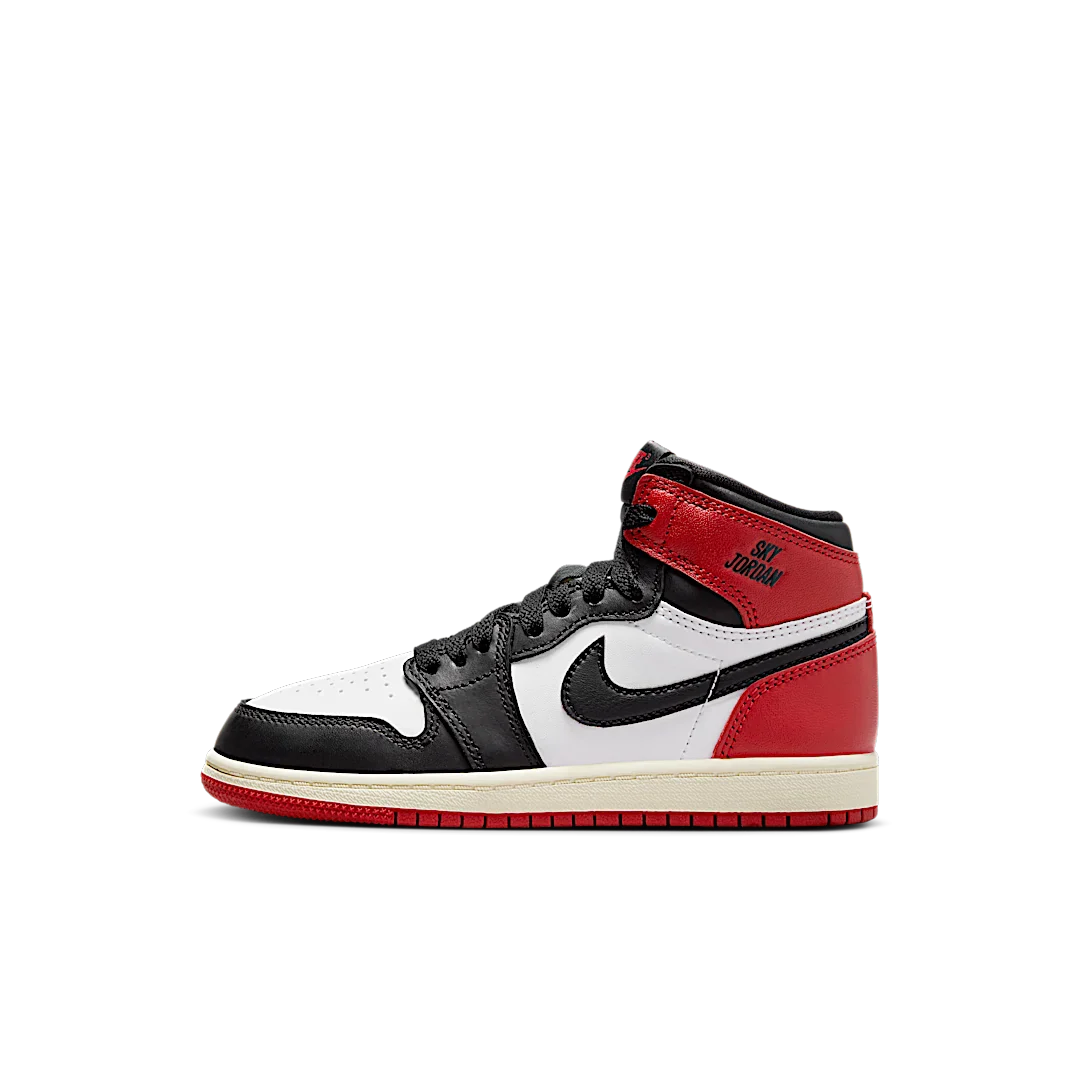 Air Jordan 1 Retro High OG Black Toe Reimagined (PS)