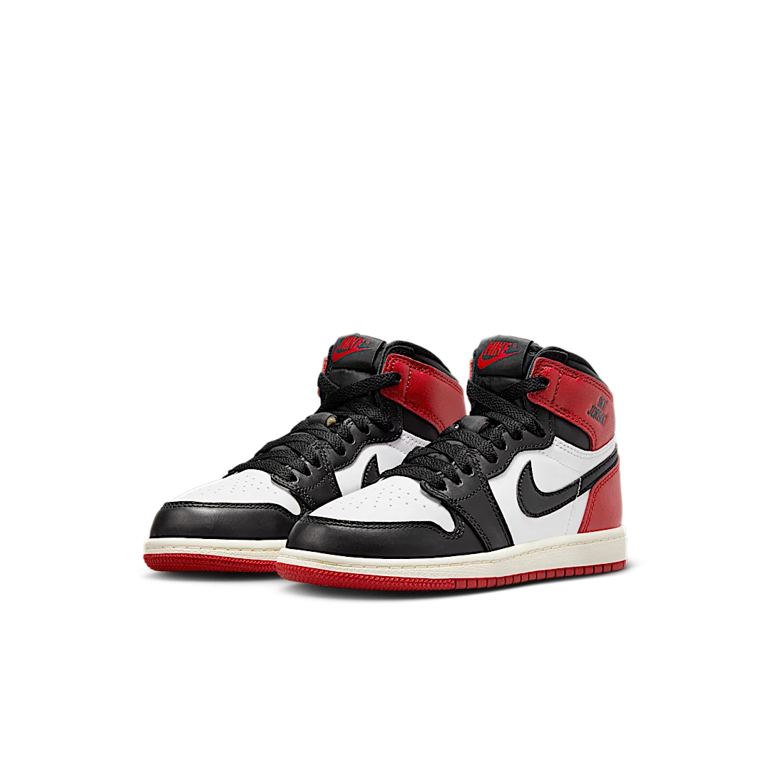 Air Jordan 1 Retro High OG Black Toe Reimagined (PS)