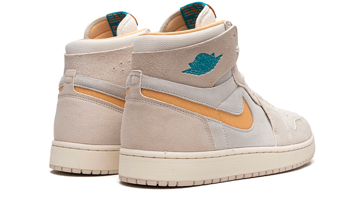 Air Jordan 1 Zoom CMFT 2 Orewood Brown Bright Citrus Sail