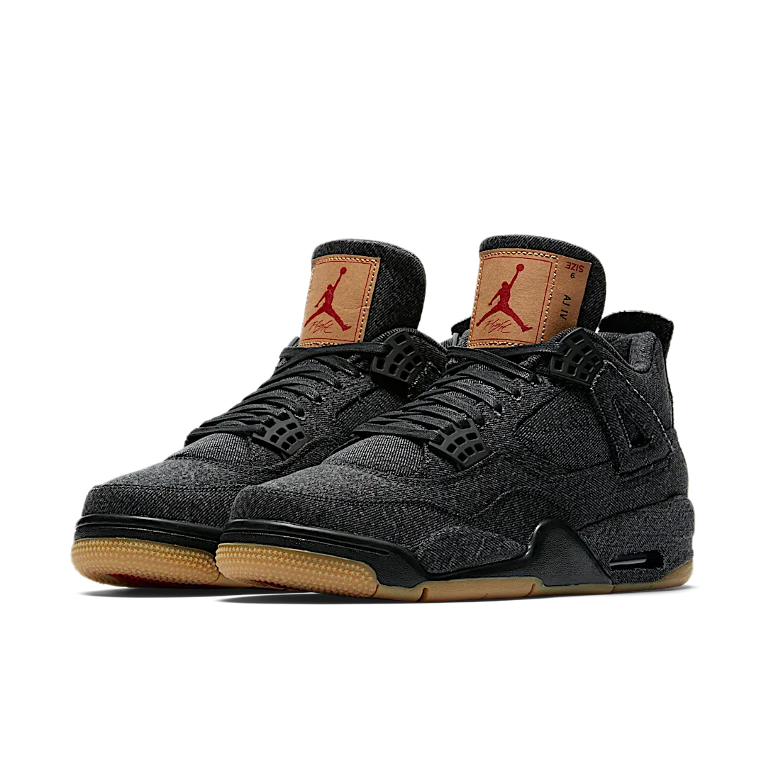 Air Jordan 4 Retro Levi's Black (Levi's Tag)