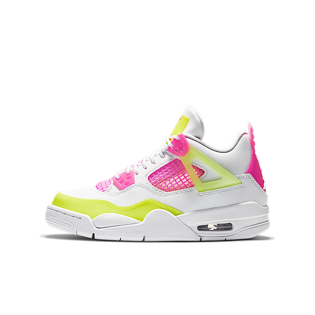 Air Jordan 4 Retro White Lemon Pink