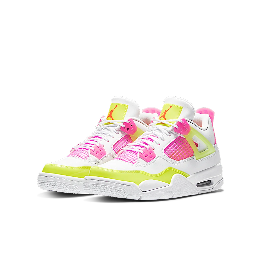 Air Jordan 4 Retro White Lemon Pink
