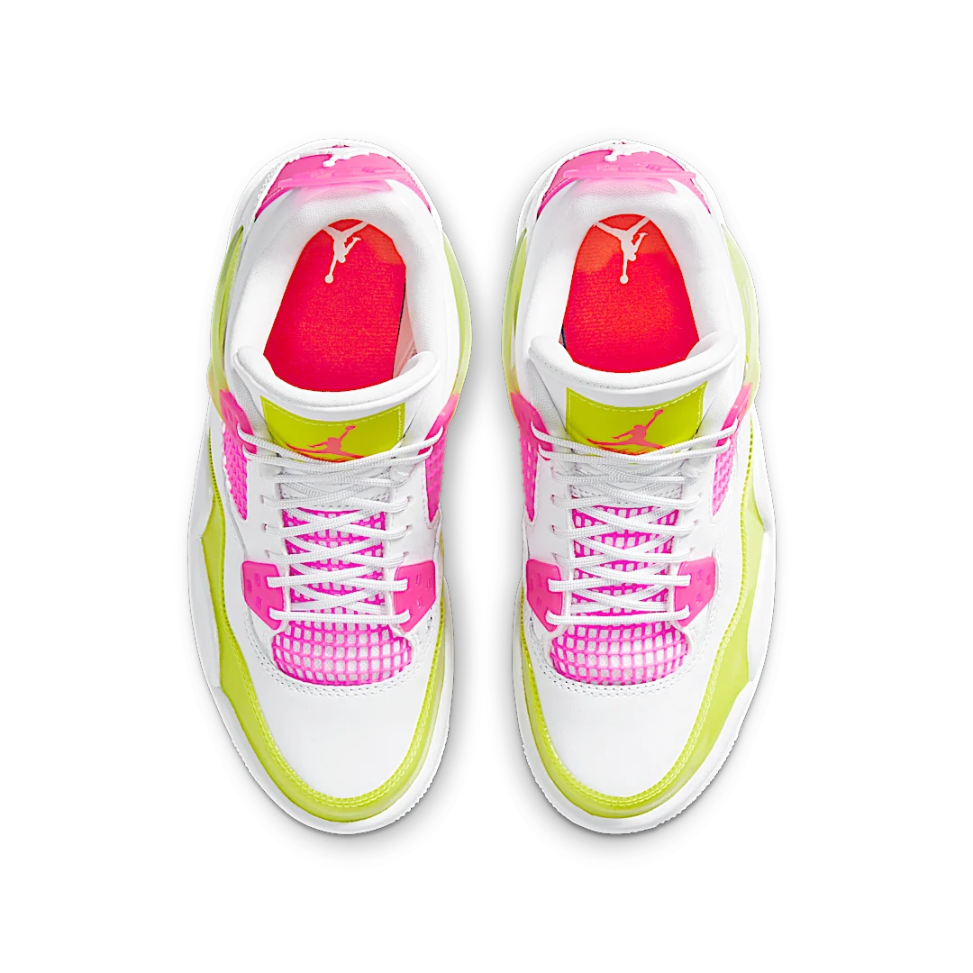 Air Jordan 4 Retro White Lemon Pink