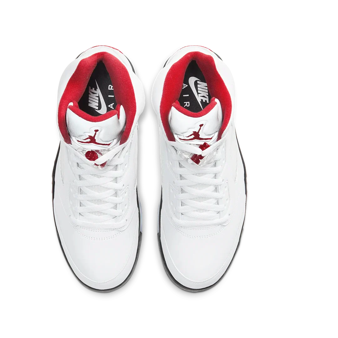 Air Jordan 5 Retro Fire Red Silver Tongue (2020)