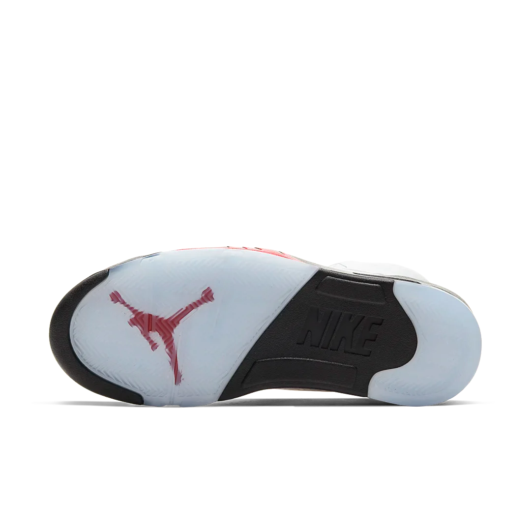 Air Jordan 5 Retro Fire Red Silver Tongue (2020)