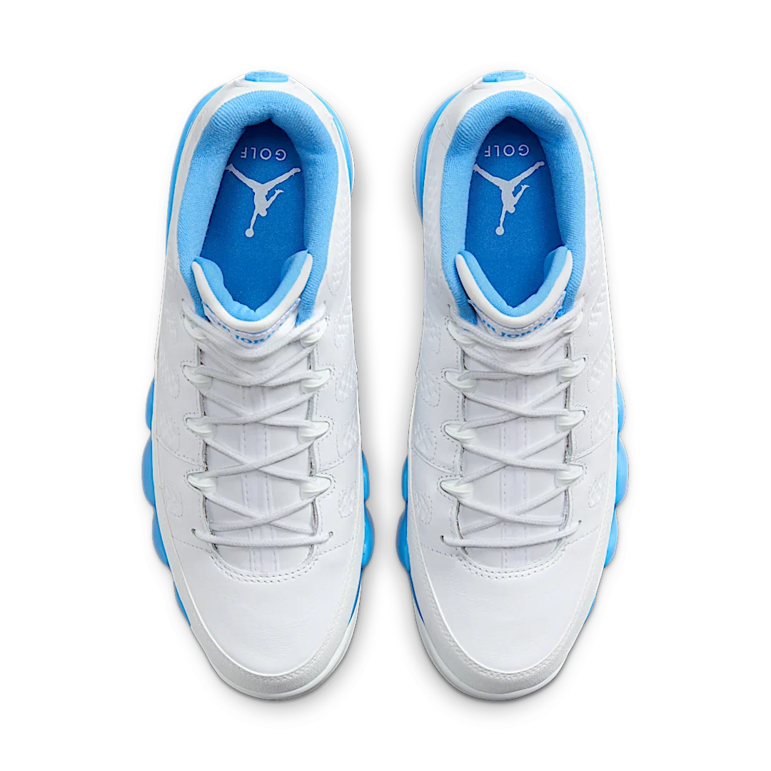 Air Jordan 9 Retro Low Golf White University Blue