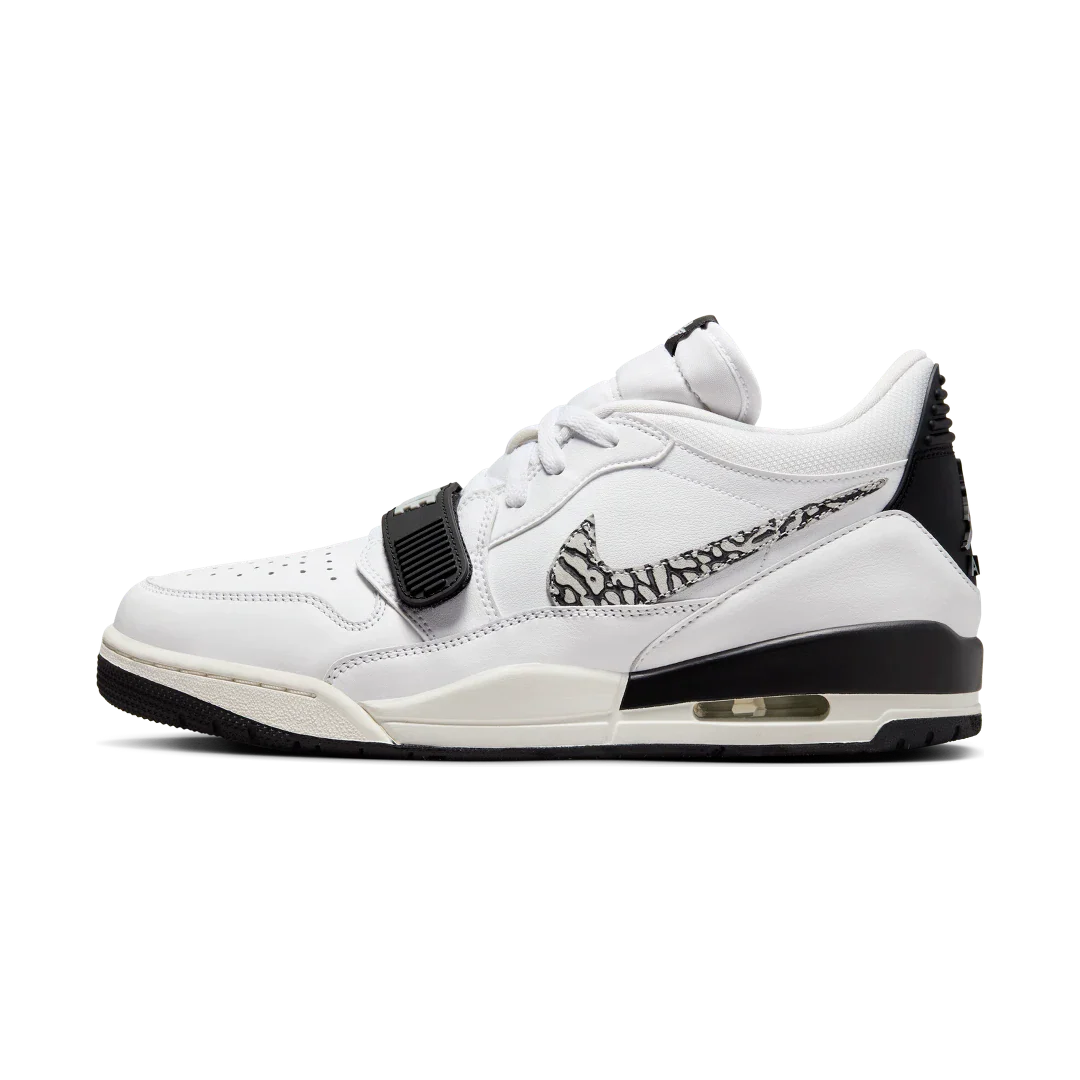 Air Jordan Legacy 312 Low White Black Elephant Swoosh