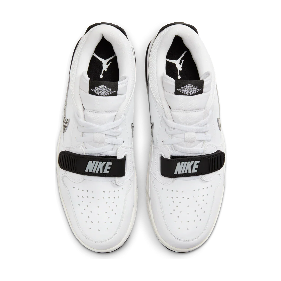 Air Jordan Legacy 312 Low White Black Elephant Swoosh