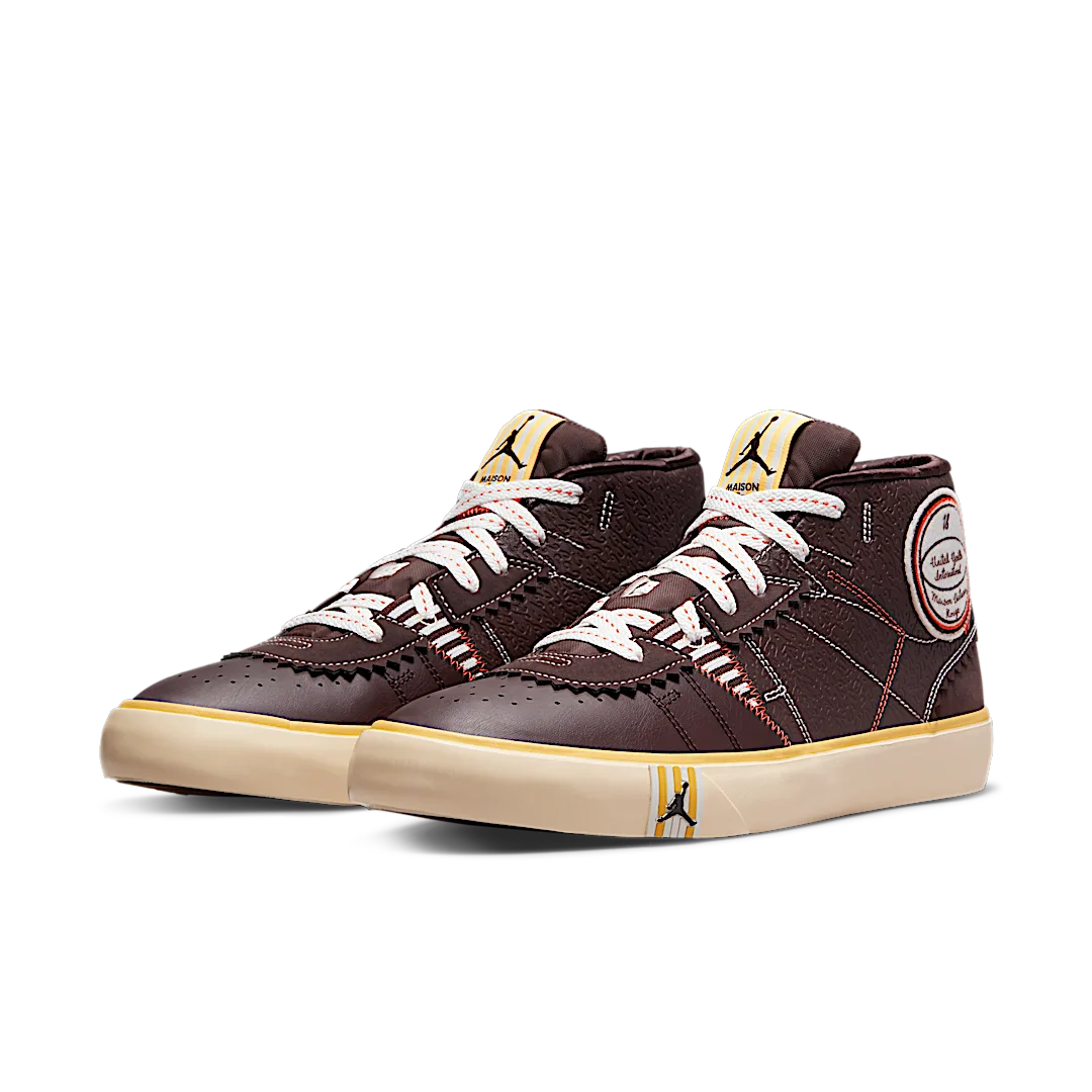 Air Jordan Series Mid Maison Chateau Rouge Brown