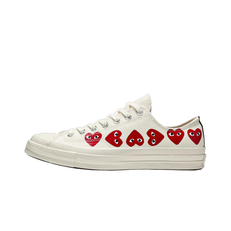 Converse Chuck Taylor All Star 70 Ox Comme des Garcons PLAY Multi-Heart White