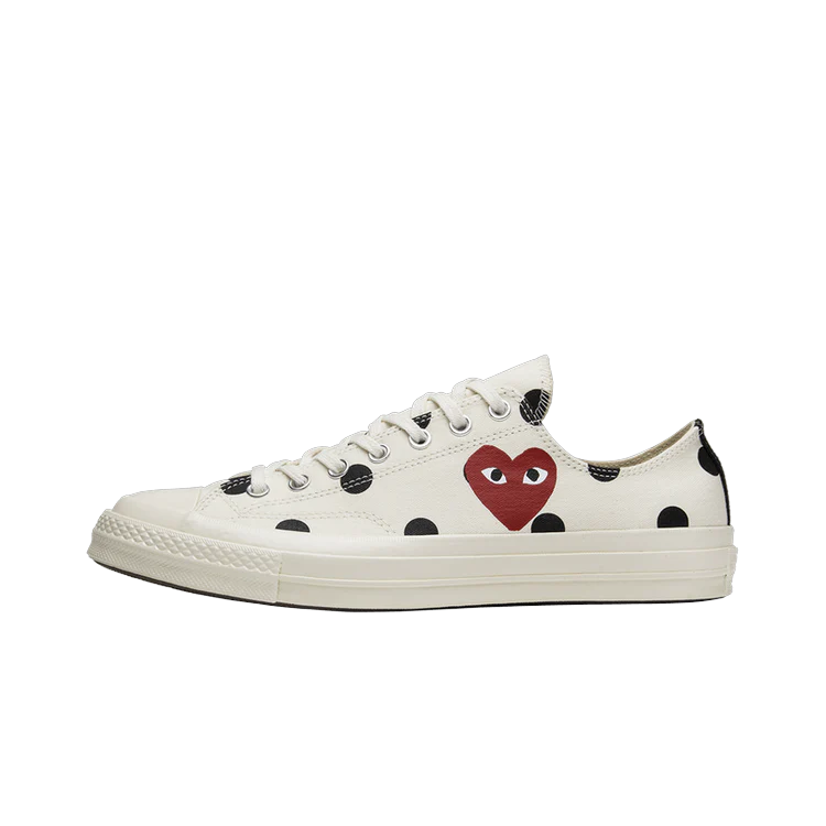 Converse Chuck Taylor All Star 70 Ox Comme des Garcons PLAY Polka Dot White