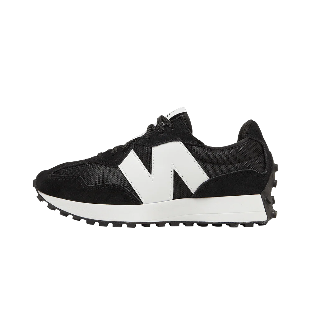 New Balance 327 Black White N Logo