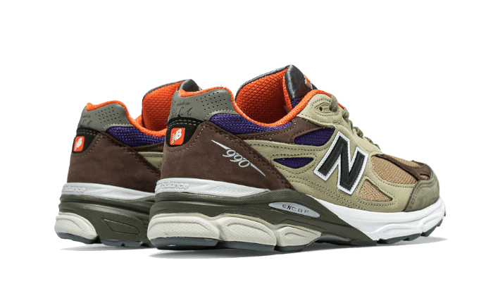 New Balance 990v3 MiUSA Teddy Santis Khaki Orange