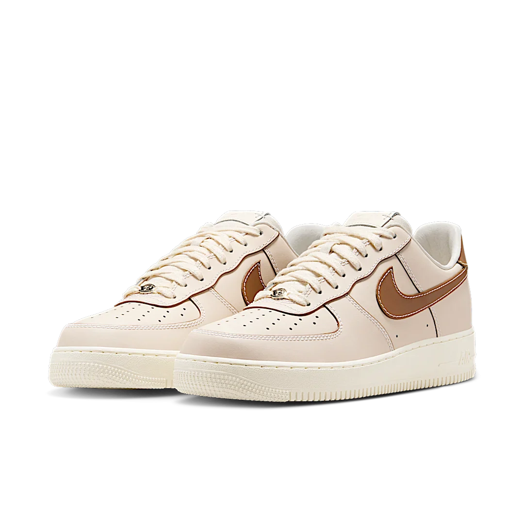 Nike Air Force 1 '07 Pearl White Pale Ivory Sail Light British Tan