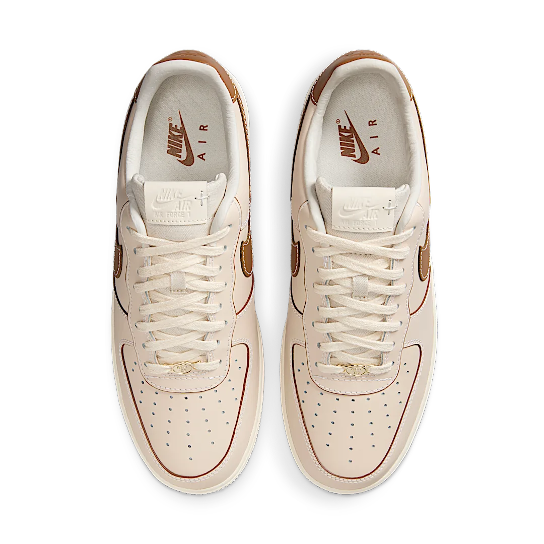 Nike Air Force 1 '07 Pearl White Pale Ivory Sail Light British Tan