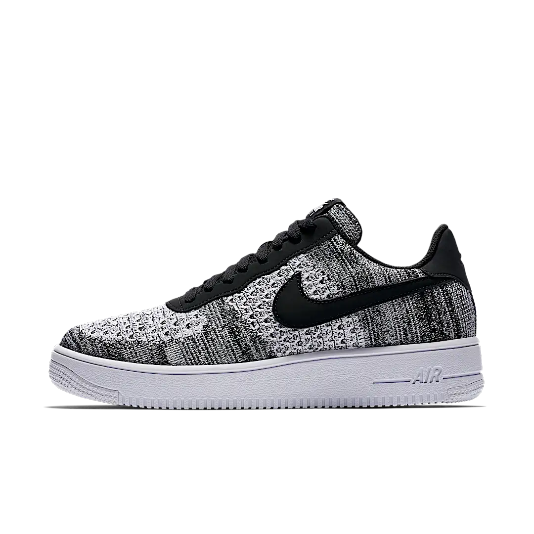 Nike Air Force 1 Flyknit 2 Black Pure Platinum
