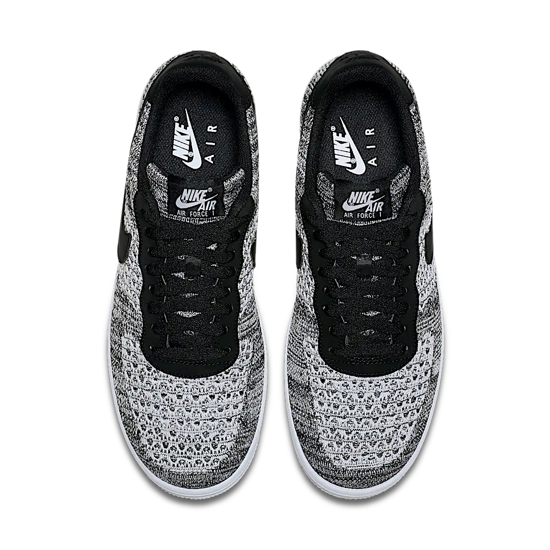 Nike Air Force 1 Flyknit 2 Black Pure Platinum