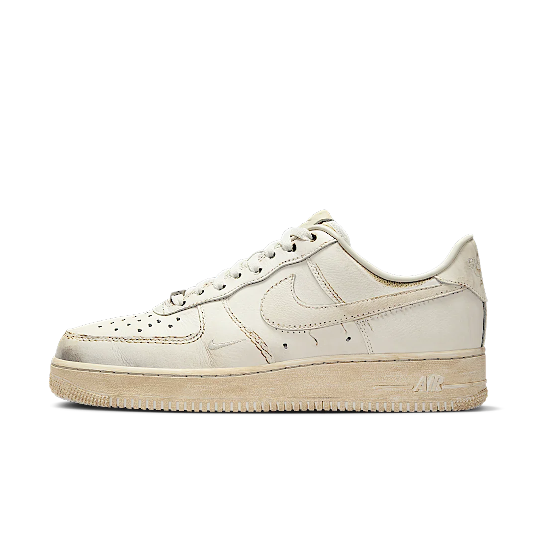 Nike Air Force 1 Low .SWOOSH Dirty Triple White