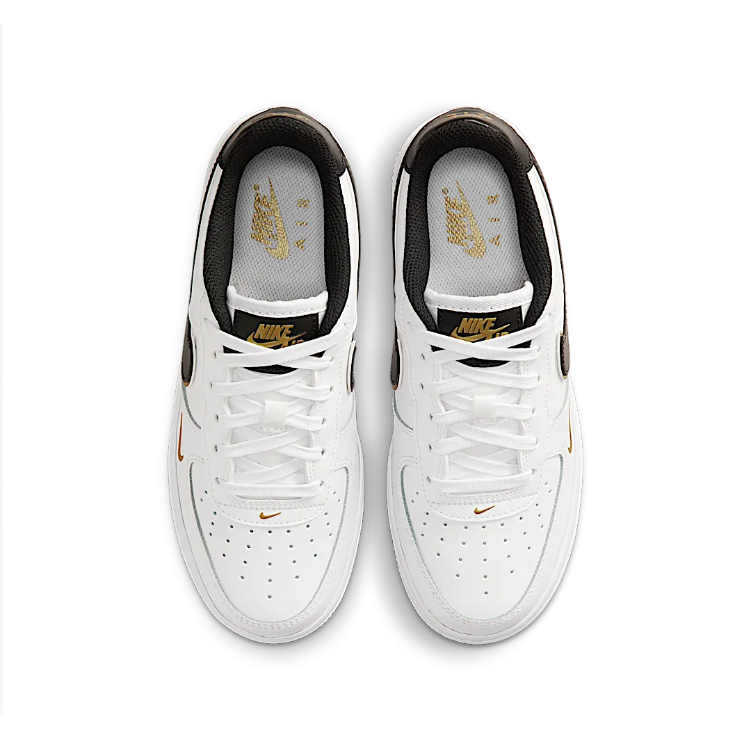 Nike Air Force 1 Low '07 LV8 Double Swoosh White Metallic Gold