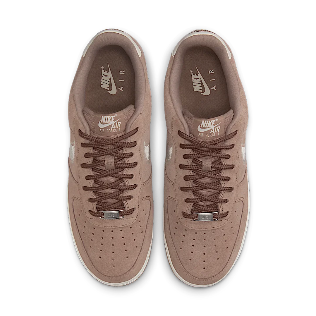 Nike Air Force 1 Low '07 LV8 Mink Brown Embroidered Swoosh