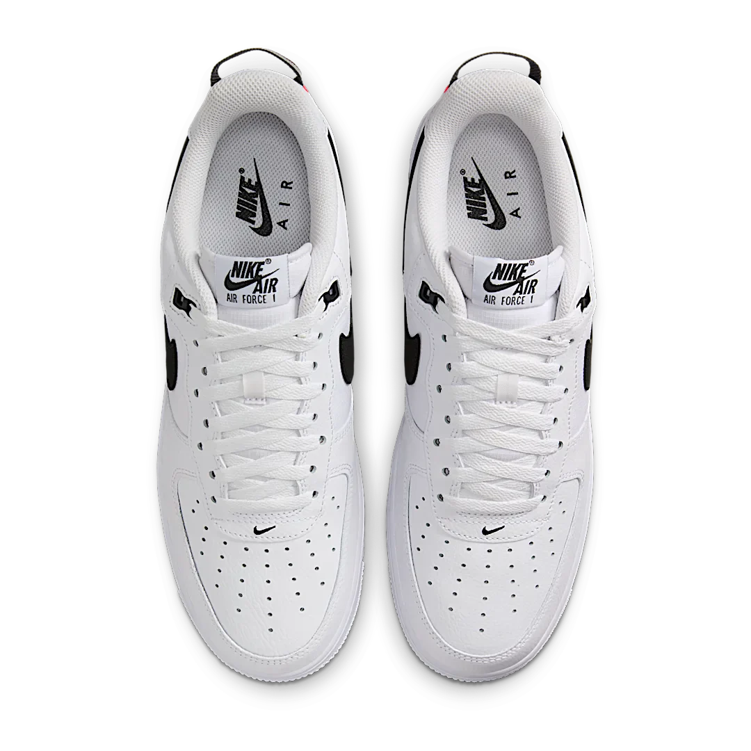 Nike Air Force 1 Low '07 LV8 White Black Bright Crimson