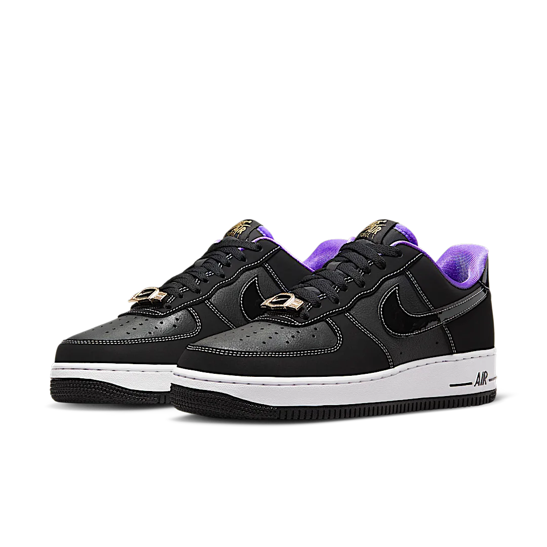 Nike Air Force 1 Low '07 LV8 World Champ Black Purple
