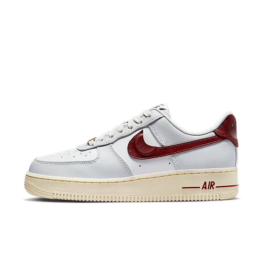 Nike Air Force 1 Low '07 SE Just Do It Photon Dust Team Red