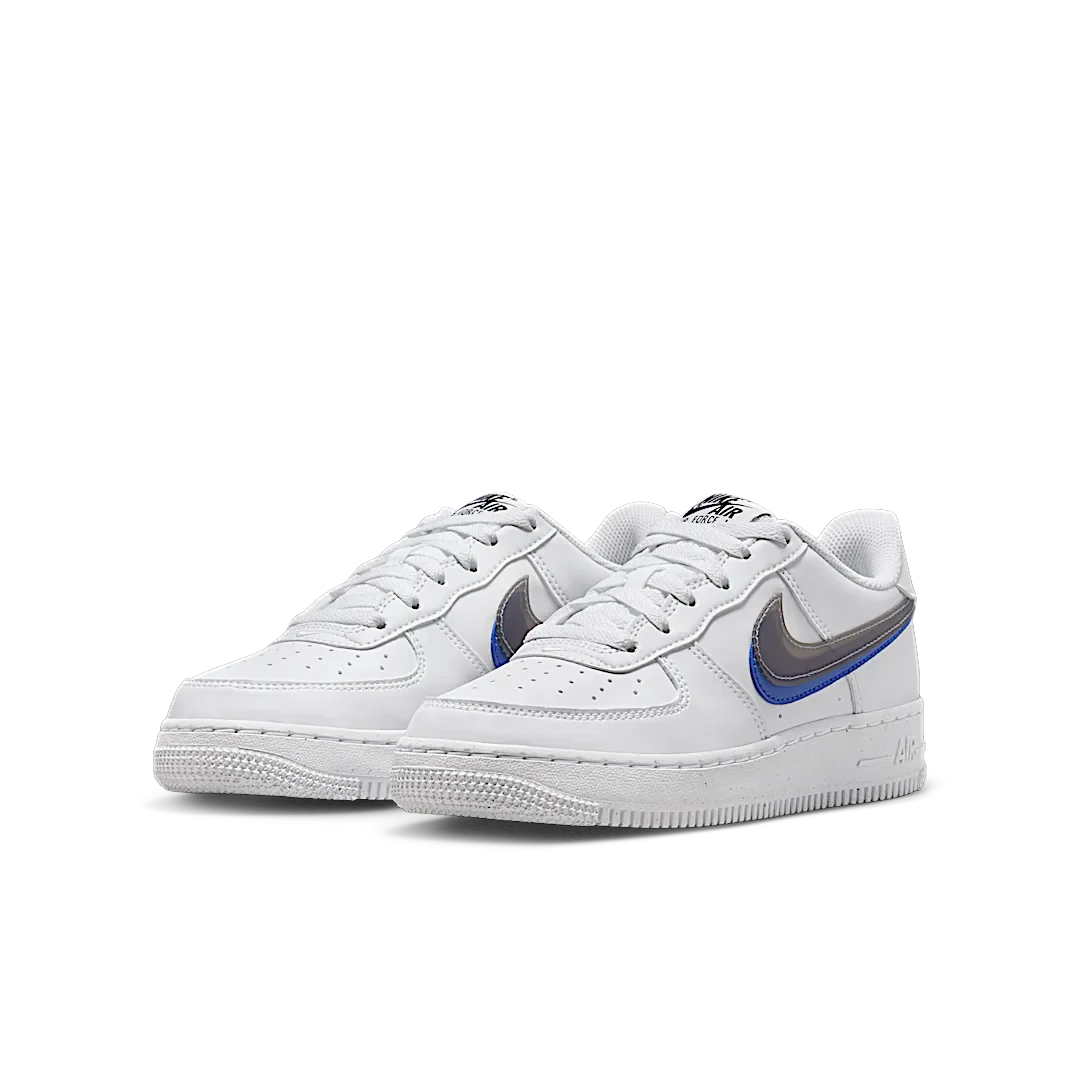 Nike Air Force 1 Low Impact Next Nature Double Swoosh White Black Blue