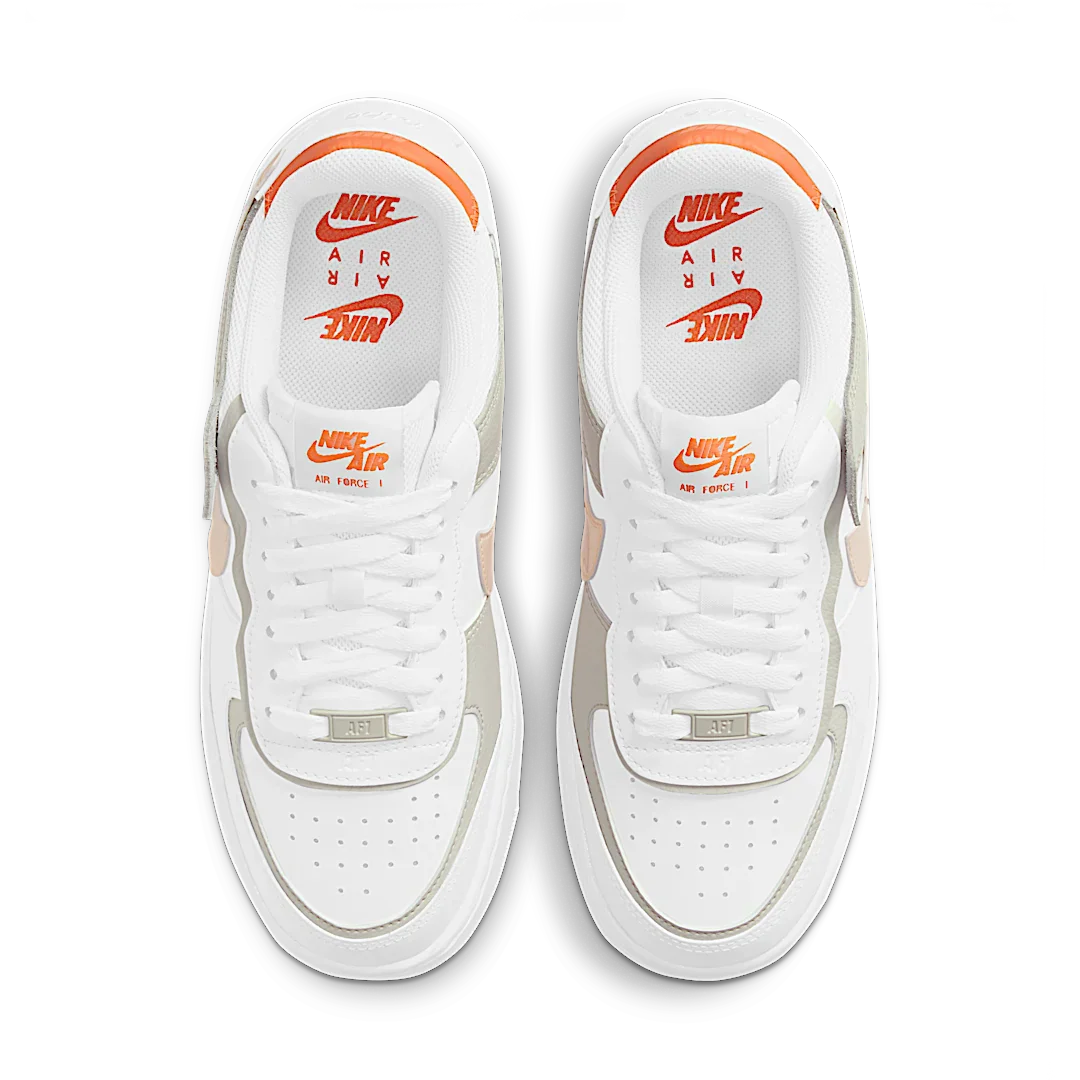 Nike Air Force 1 Low Shadow White Bright Mango