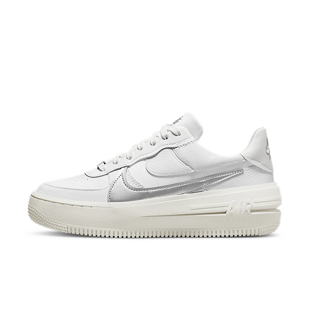 Nike Air Force 1 PLT.AF.ORM Summit White Metalic Silver