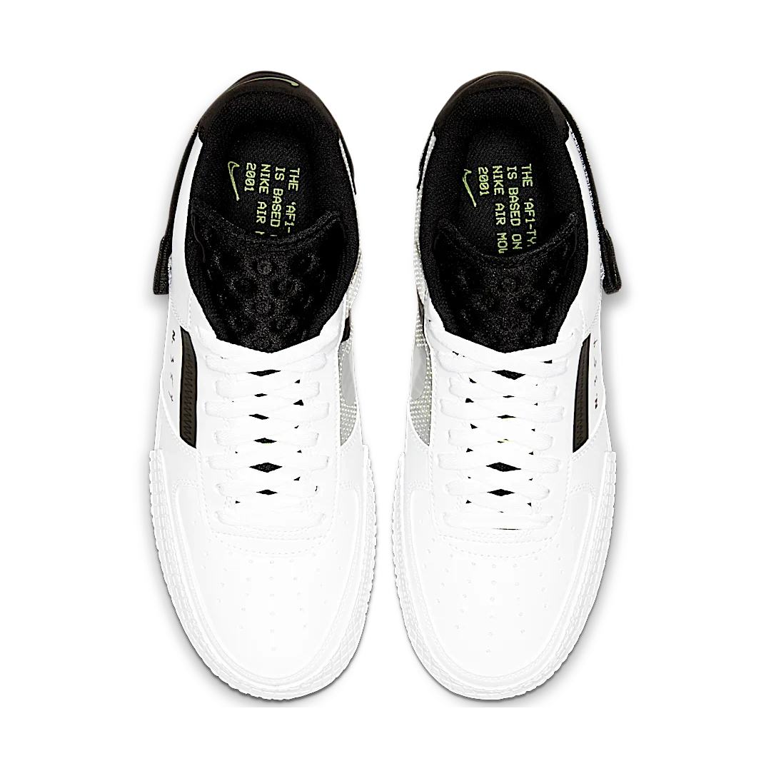 Nike Air Force 1 Type White Black Volt