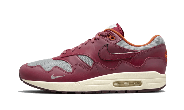 Nike Air Max 1 Patta Waves Rush Maroon (with Bracelet)