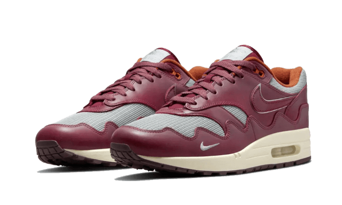 Nike Air Max 1 Patta Waves Rush Maroon (with Bracelet)
