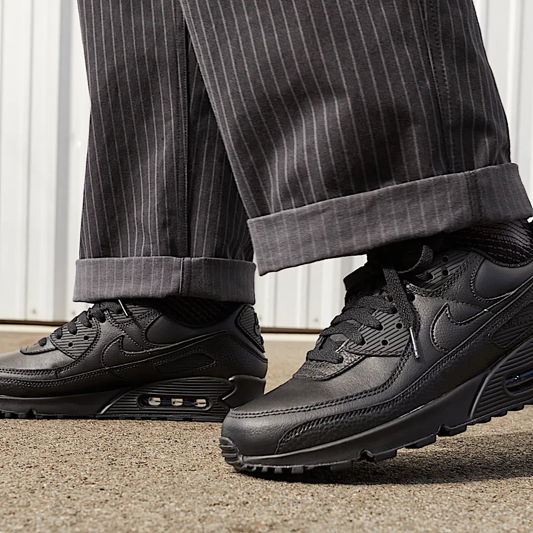 Nike Air Max 90 Leather Triple Black