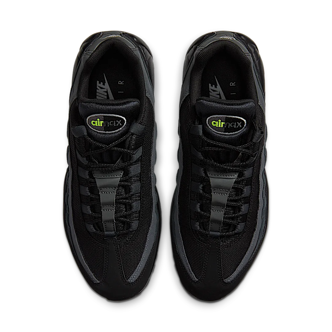 Nike Air Max 95 Retro Logo Black Grey Volt