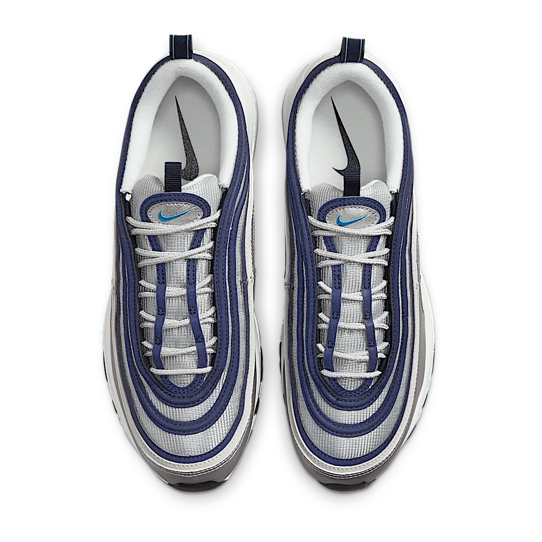 Nike Air Max 97 Metallic Silver Chlorine Blue