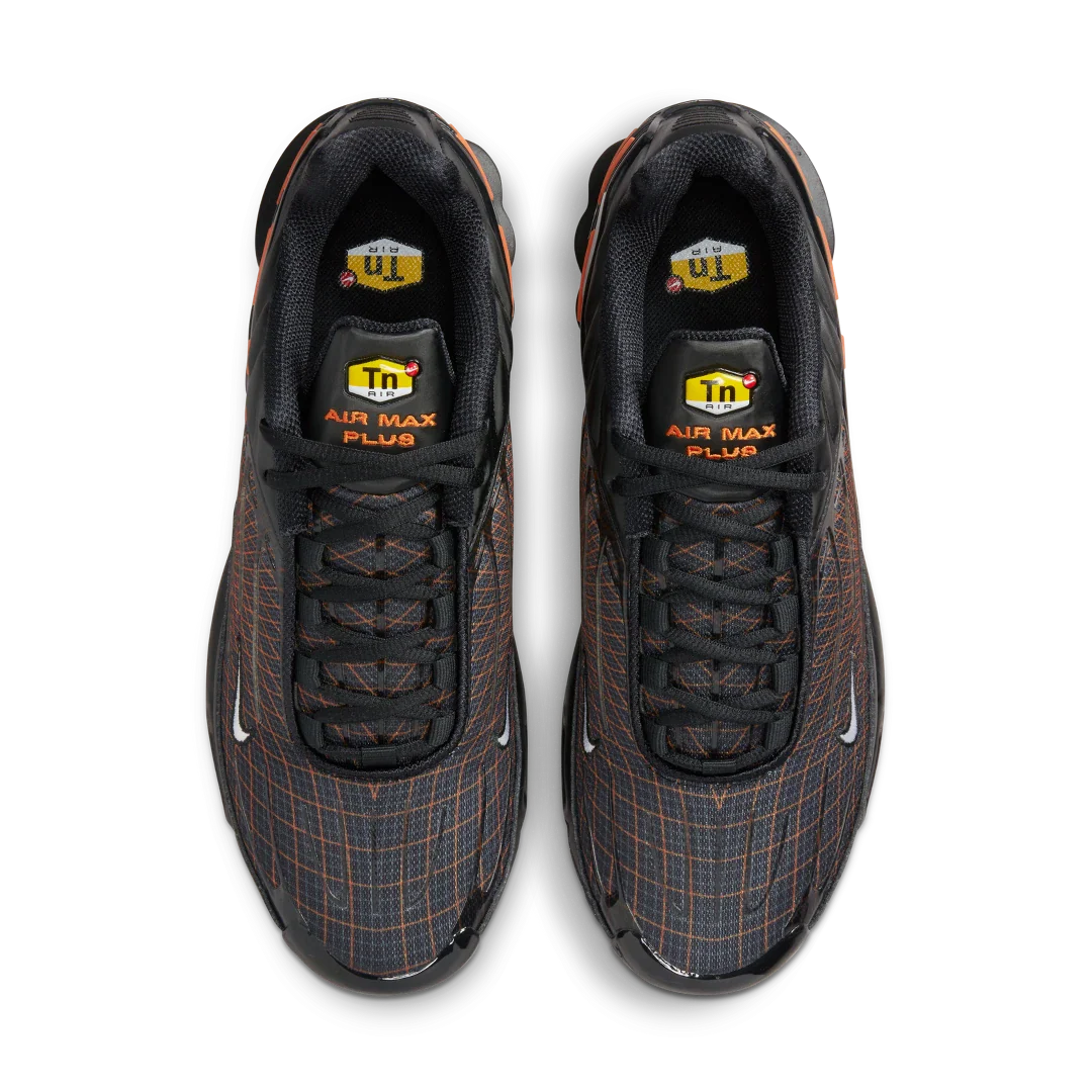 Nike Air Max Plus 3 Black Orange Spirograph