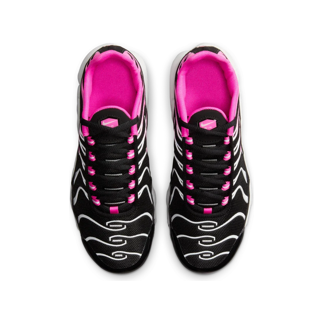 Nike Air Max Plus Black White Laser Fuchsia