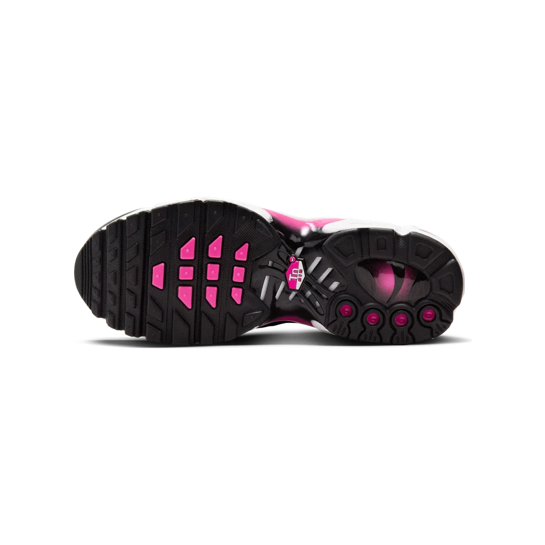Nike Air Max Plus Black White Laser Fuchsia