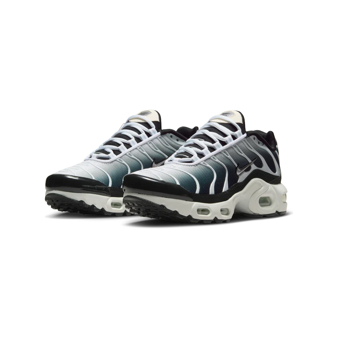 Nike Air Max Plus Black White Sail Metallic Cool Grey
