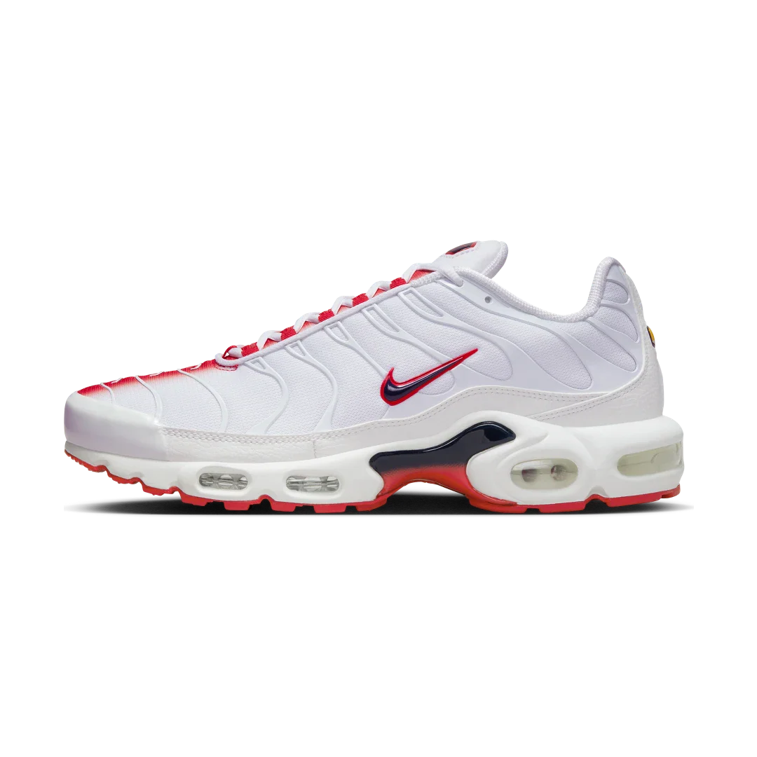 Nike Air Max Plus White University Red