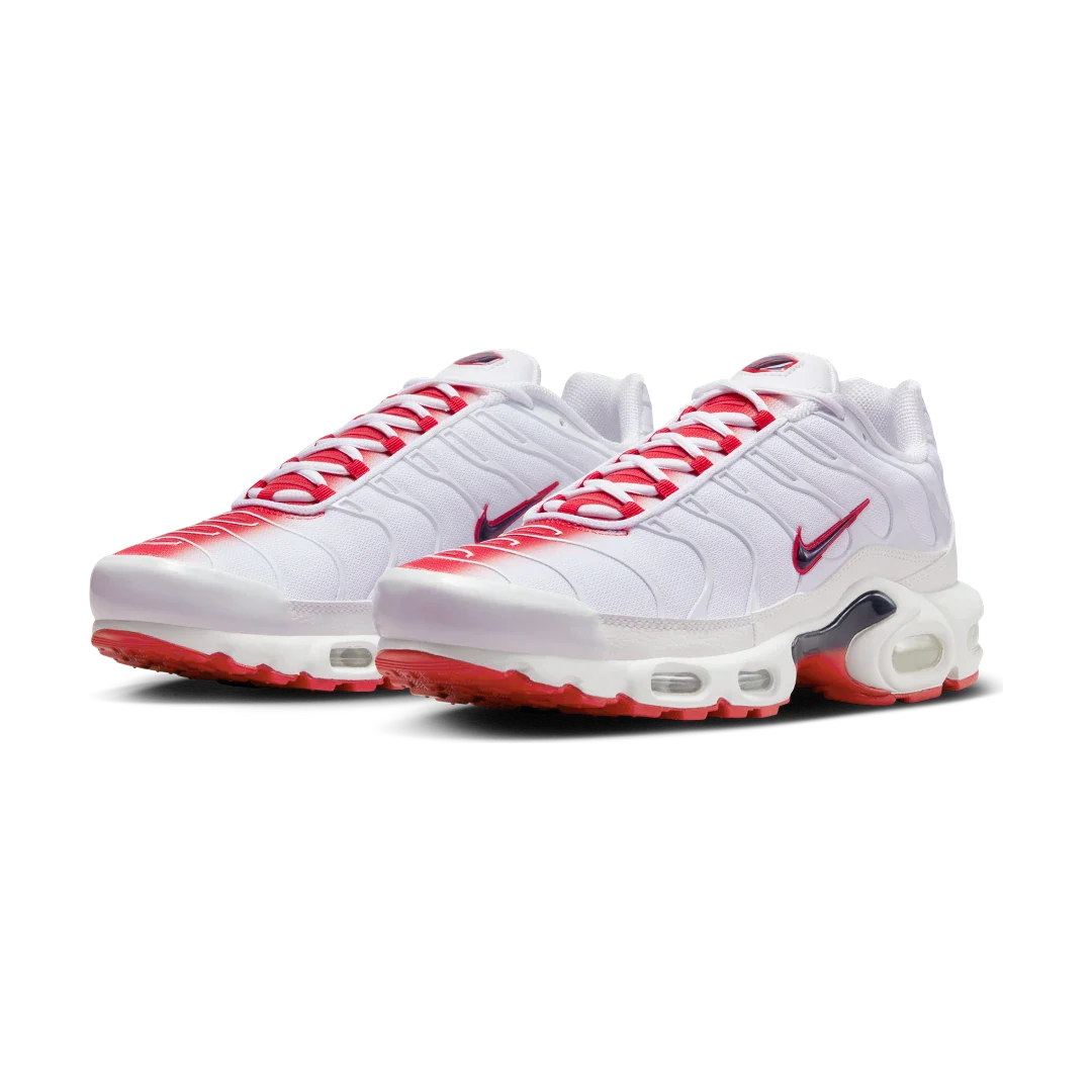 Nike Air Max Plus White University Red