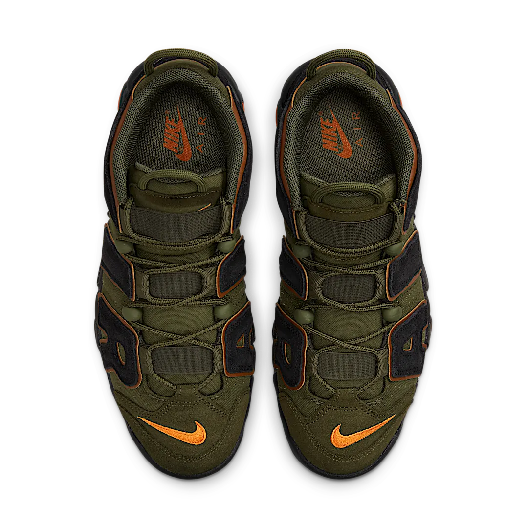 Nike Air More Uptempo 96 Cargo Khaki Alpha Orange