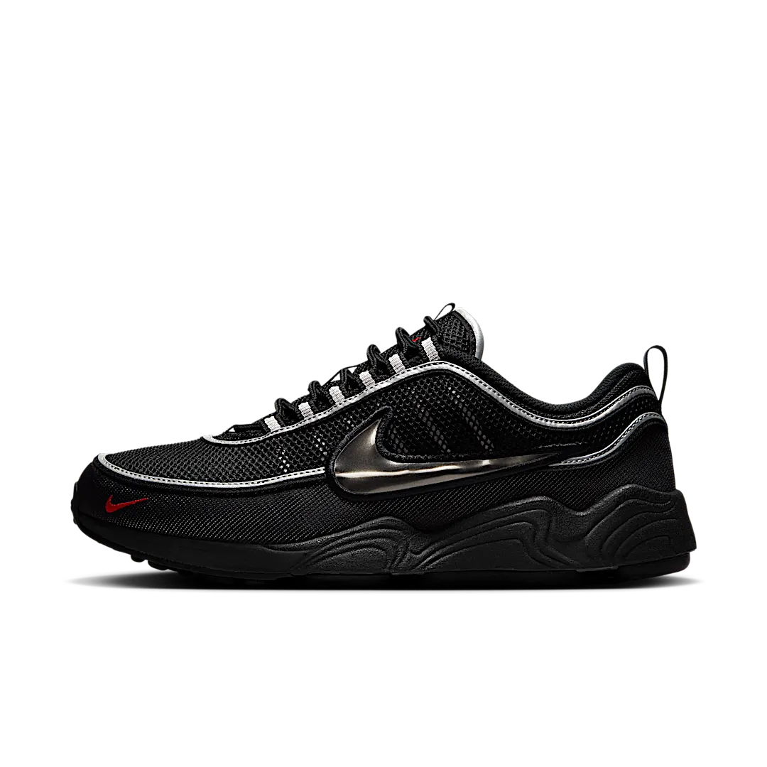 Nike Air Zoom Spiridon Black Metallic Silver