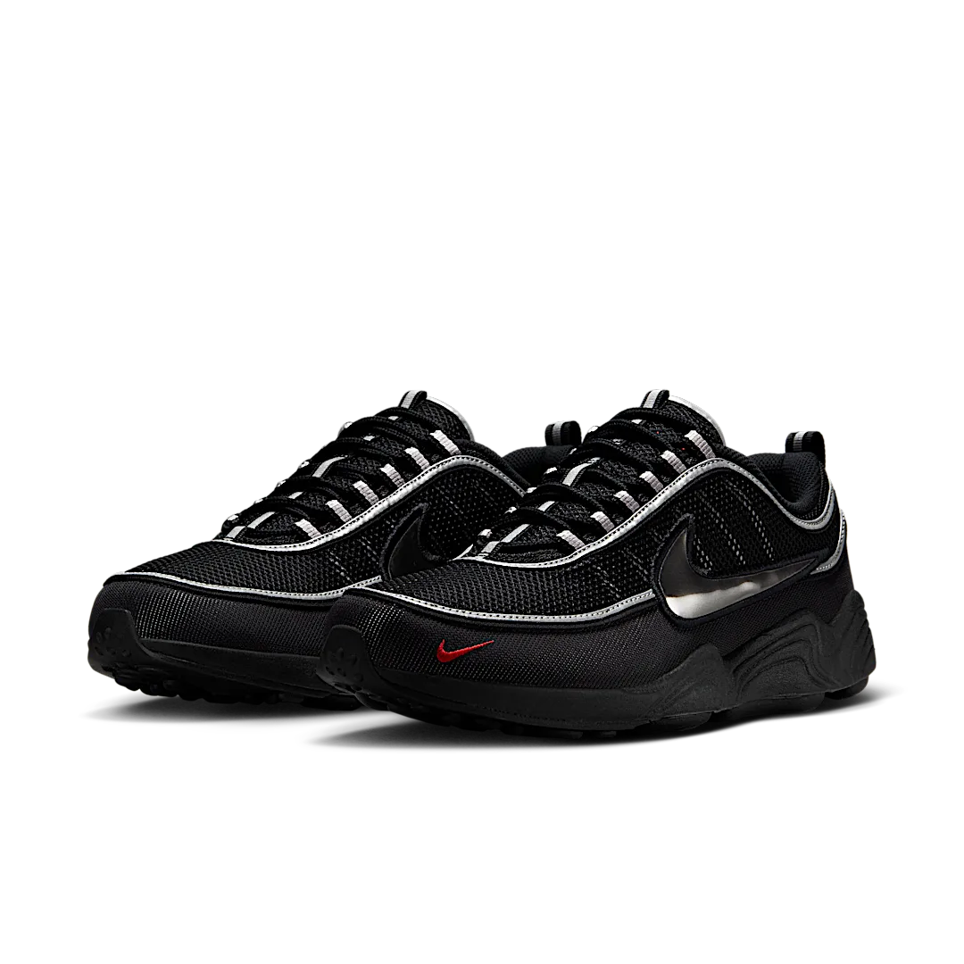 Nike Air Zoom Spiridon Black Metallic Silver