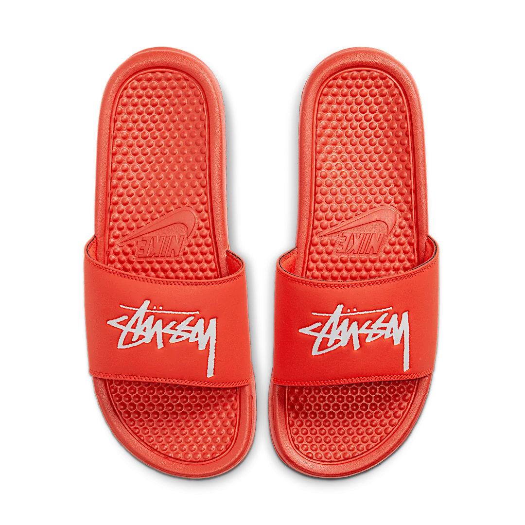 Nike Benassi Stussy Habanero Red